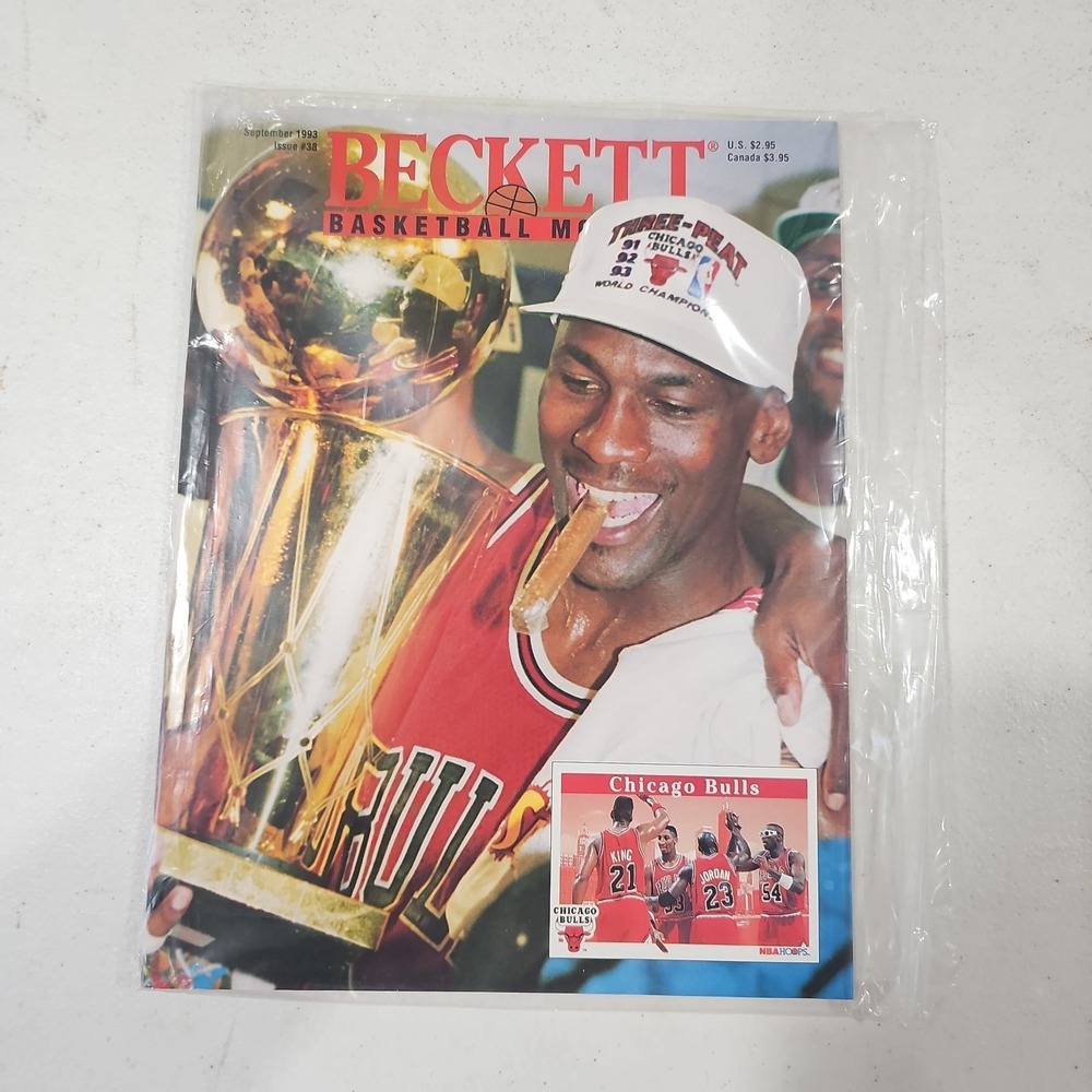 1993 Beckett Basketball Magazine #38 Michael Jordan Sealed See Pic